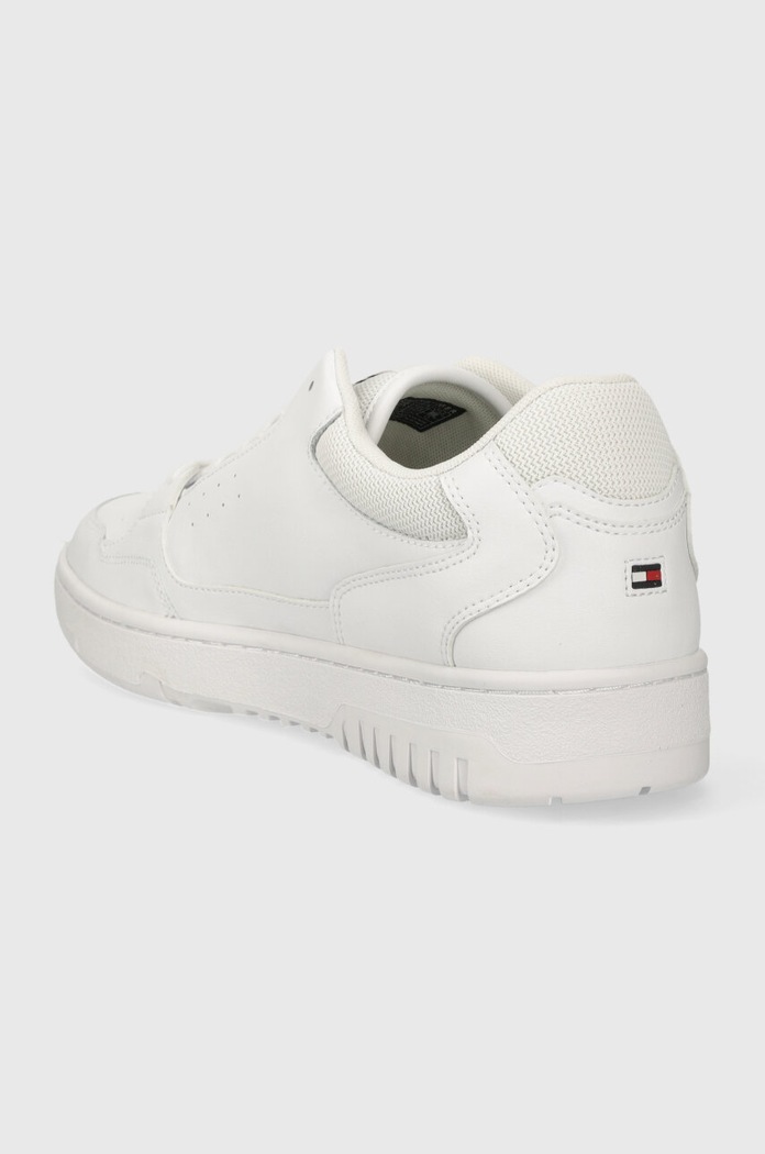 Boty Tenisky Tommy Hilfiger TH BASKET CORE LEATHER ESS FM0FM05040 bílá