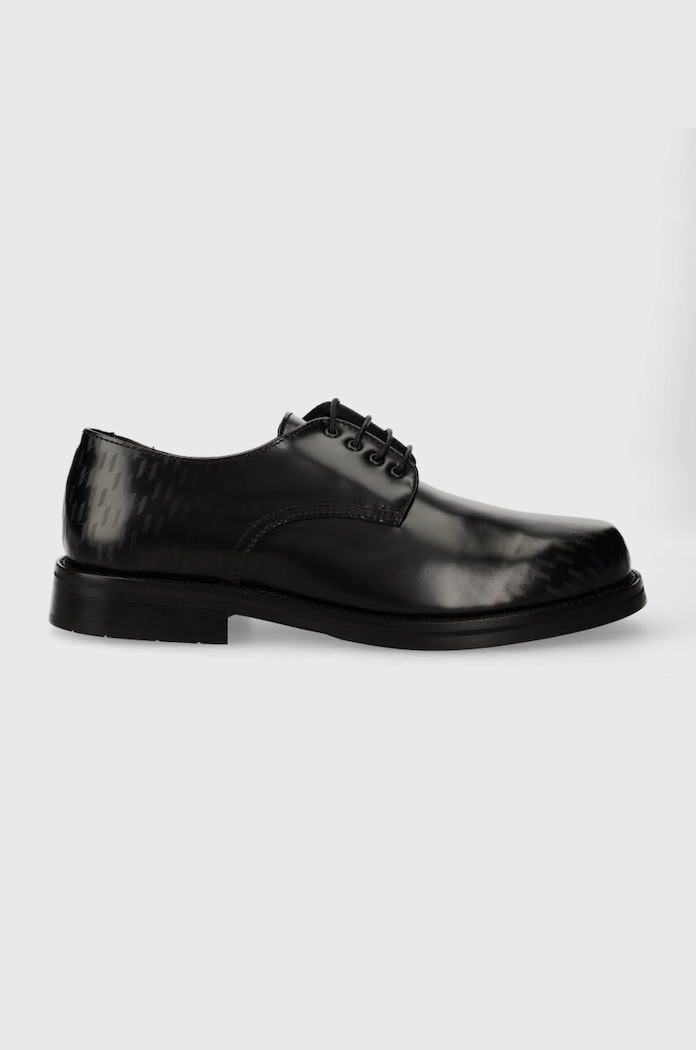 Karl Lagerfeld półbuty skórzane KRAFTMAN skóra licowa czarny KL11423A.007