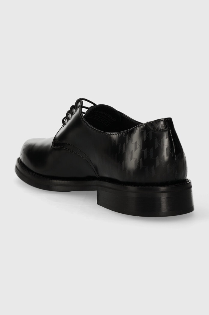 Obuwie Karl Lagerfeld półbuty skórzane KRAFTMAN KL11423A.007 czarny