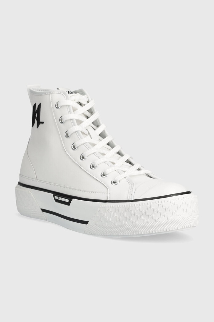 Karl Lagerfeld trampki skórzane KAMPUS MAX KL KL50450.011 biały SS24