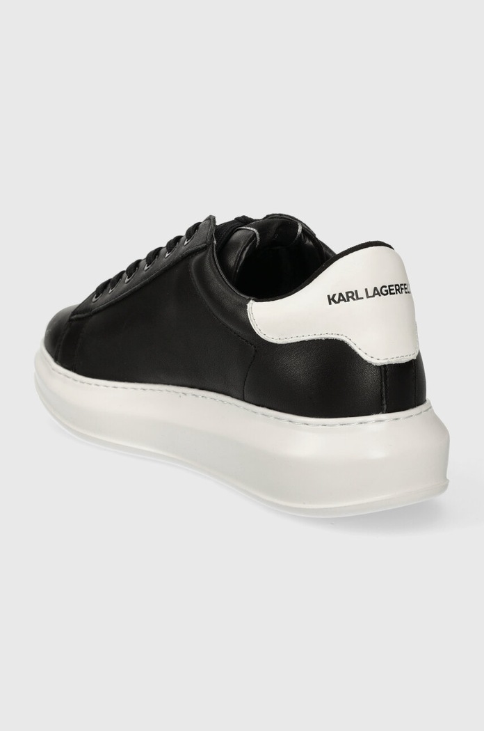 Boty Kožené tenisky Karl Lagerfeld KAPRI MENS KL52530N.000 černá