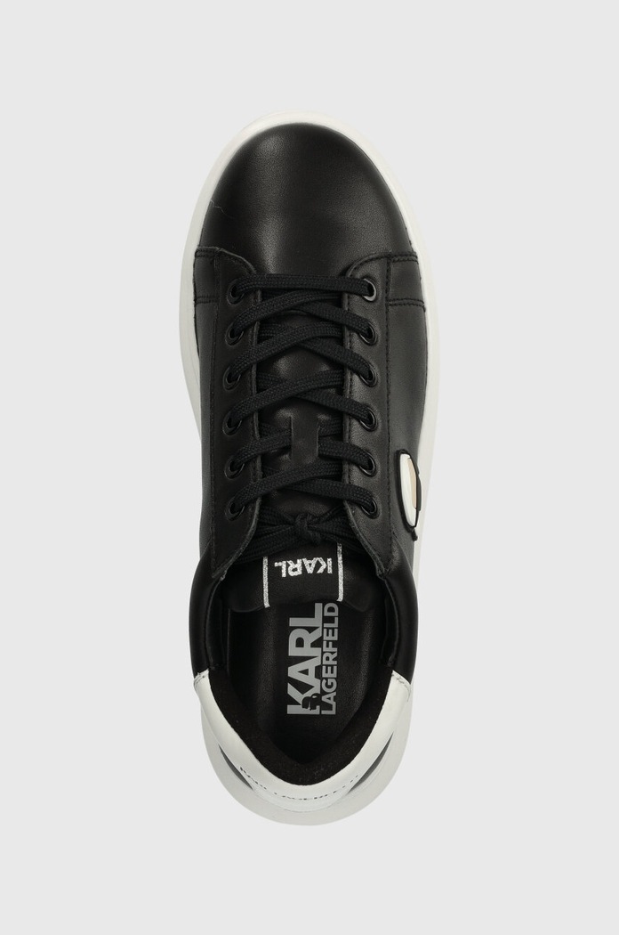 Kožené tenisky Karl Lagerfeld KAPRI MENS černá KL52530N.000