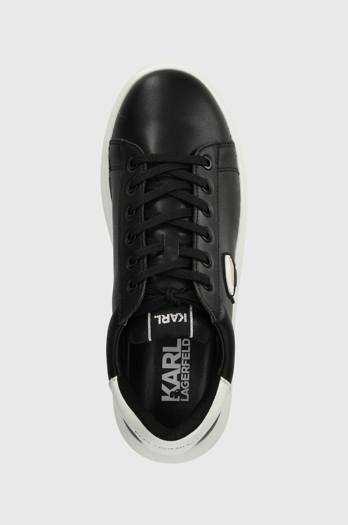 Kožené tenisky Karl Lagerfeld KAPRI MENS černá KL52530N.000