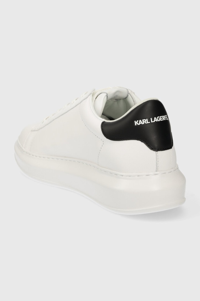 Obutev Usnjene superge Karl Lagerfeld KAPRI MENS KL52530N.011 bela