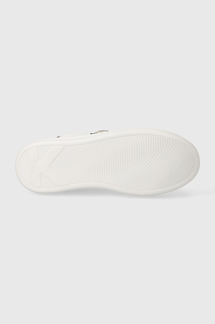 Usnjene superge Karl Lagerfeld KAPRI MENS KL52530N.011 bela