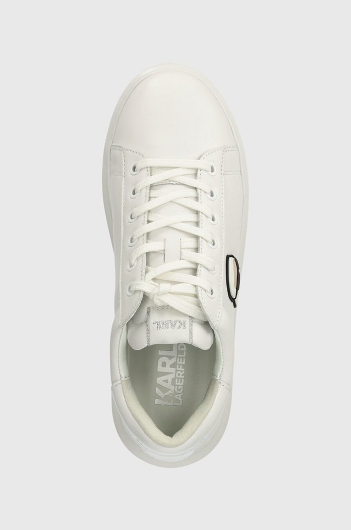 Kožené sneakers boty Karl Lagerfeld KAPRI MENS bílá KL52530N.01W
