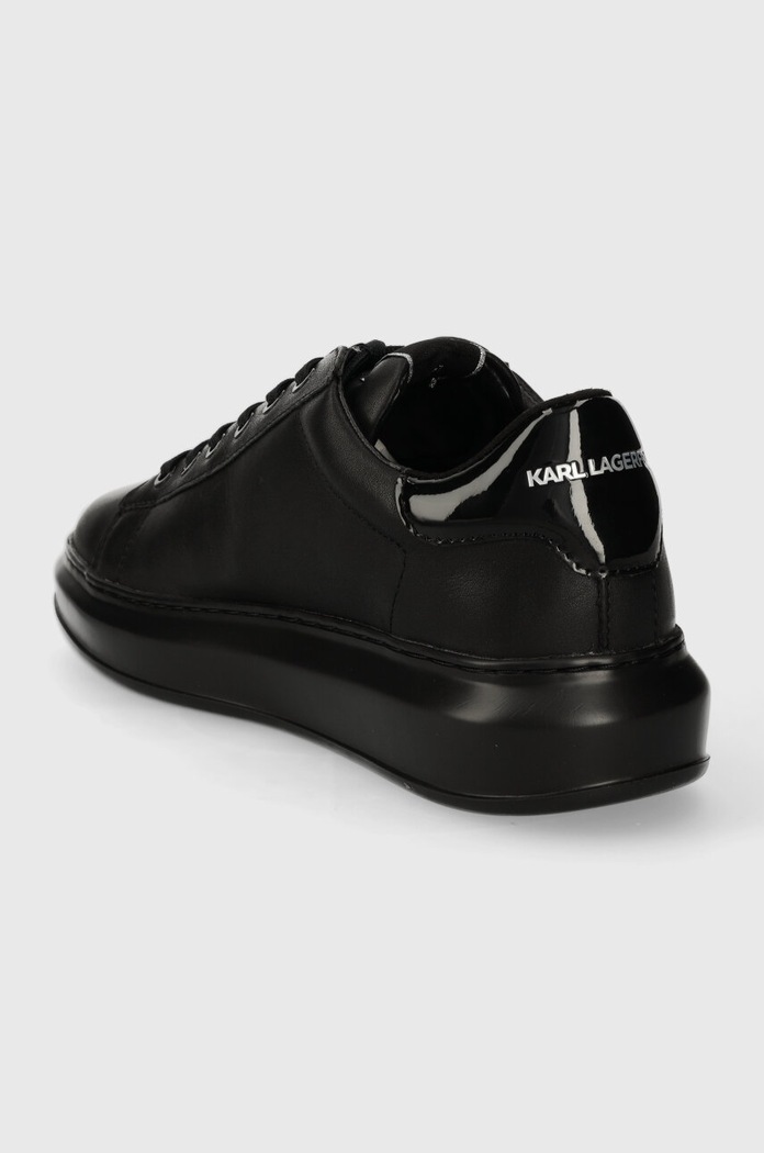 Boty Kožené tenisky Karl Lagerfeld KAPRI MENS KL52530N.00X černá