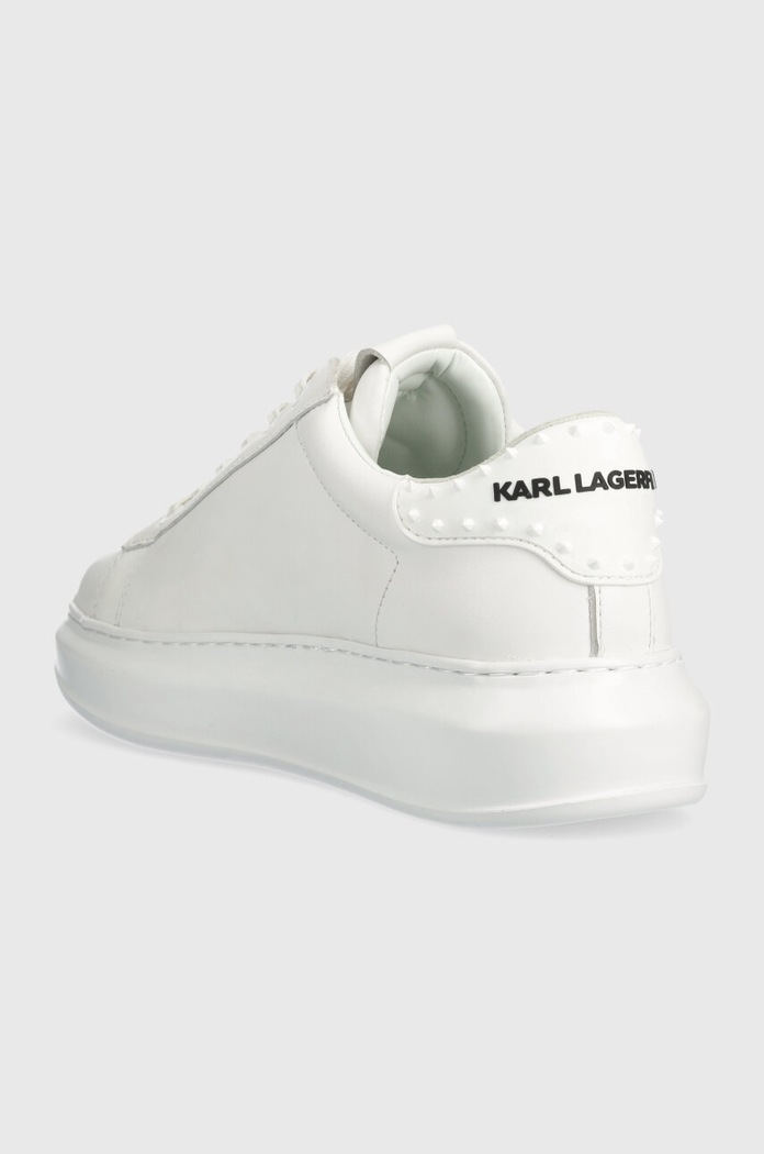 Obuwie Karl Lagerfeld sneakersy skórzane KAPRI MENS KL52574.01W biały