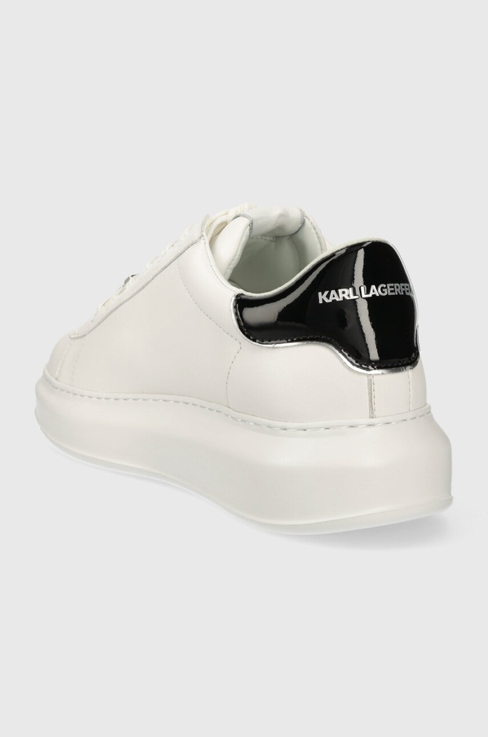 Boty Kožené tenisky Karl Lagerfeld KAPRI MENS KL52510S.011 bílá