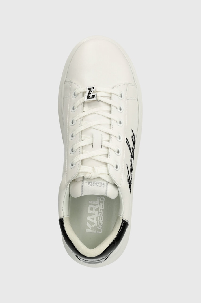 Kožené tenisky Karl Lagerfeld KAPRI MENS bílá KL52510S.011