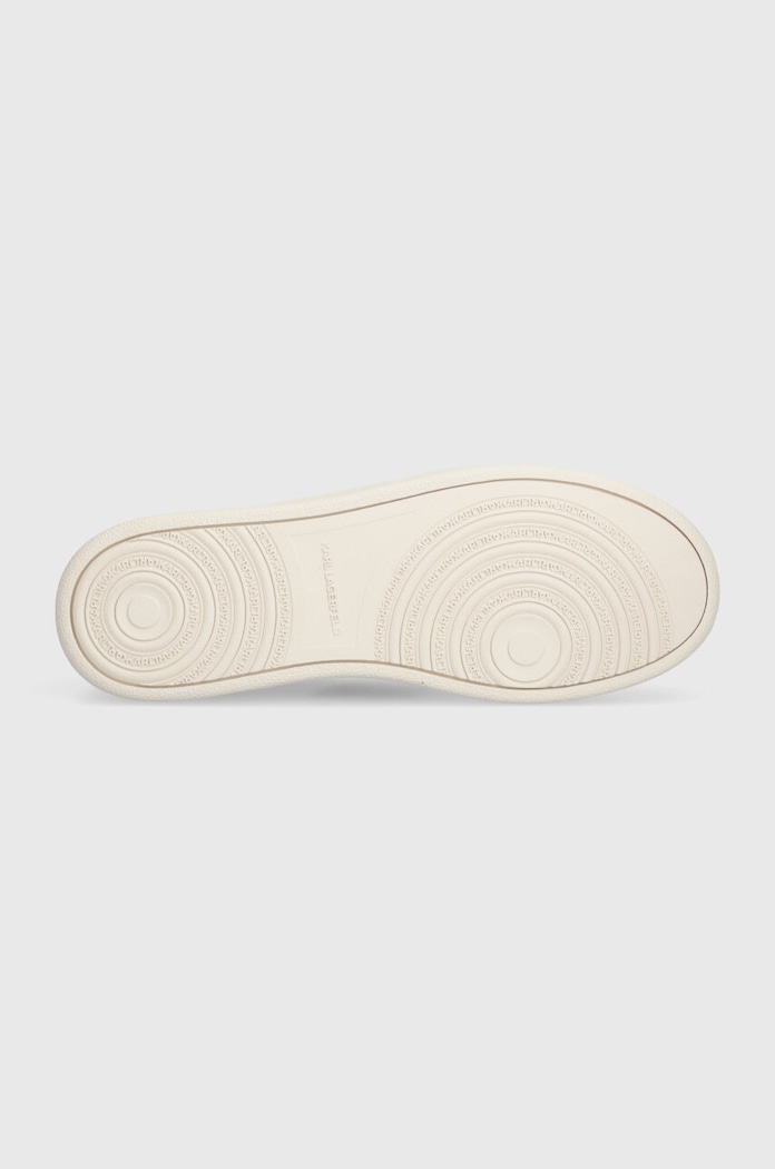 Karl Lagerfeld sneakersy skórzane KOURT III KL51524.01D biały