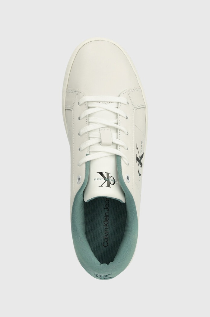 Calvin Klein Jeans sneakersy skórzane CLASSIC CUPSOLE LOW ML LTH biały YM0YM00864