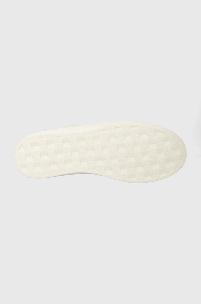 Calvin Klein Jeans sneakersy skórzane CLASSIC CUPSOLE LOW ML LTH biały YM0YM00864
