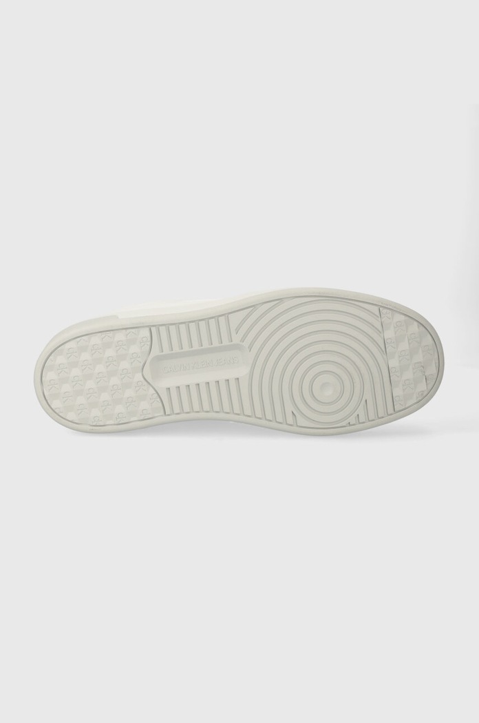 Calvin Klein Jeans sportcipő BASKET CUPSOLE LOW LTH IN SAT YM0YM00867 fehér