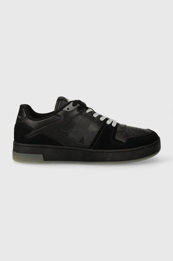 Calvin Klein Jeans sneakers BASKET CUPSOLE LOW LTH NBS LUM piele negru YM0YM00869