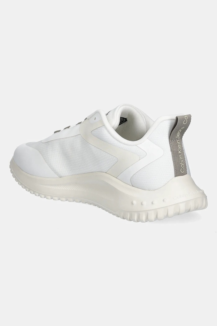 Boty Sneakers boty Calvin Klein Jeans EVA RUNNER LOW LACE ML MIX YM0YM00968 bílá