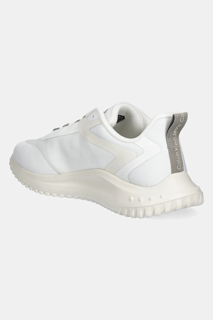 Boty Sneakers boty Calvin Klein Jeans EVA RUNNER LOW LACE ML MIX YM0YM00968 bílá