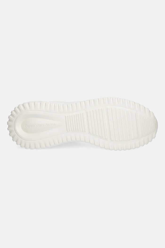 Sneakers boty Calvin Klein Jeans EVA RUNNER LOW LACE ML MIX YM0YM00968 bílá