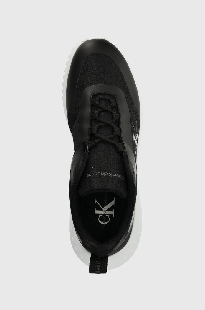 Sneakers Calvin Klein Jeans EVA RUNNER LOW LACE ML MIX μαύρο YM0YM00968