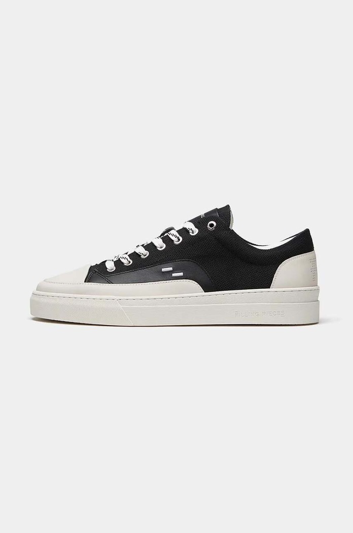 Tenisky Filling Pieces Riviera Low usňová koža čierna 90223101861