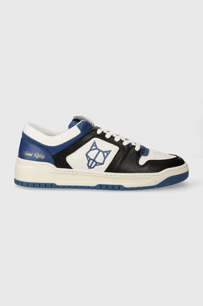 Naked Wolfe sneakersy skórzane CM-01 niska niebieski CM.01.Blue.Combo