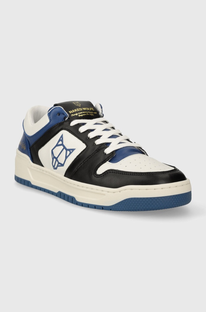 Naked Wolfe sneakersy skórzane CM-01 CM.01.Blue.Combo niebieski SS24