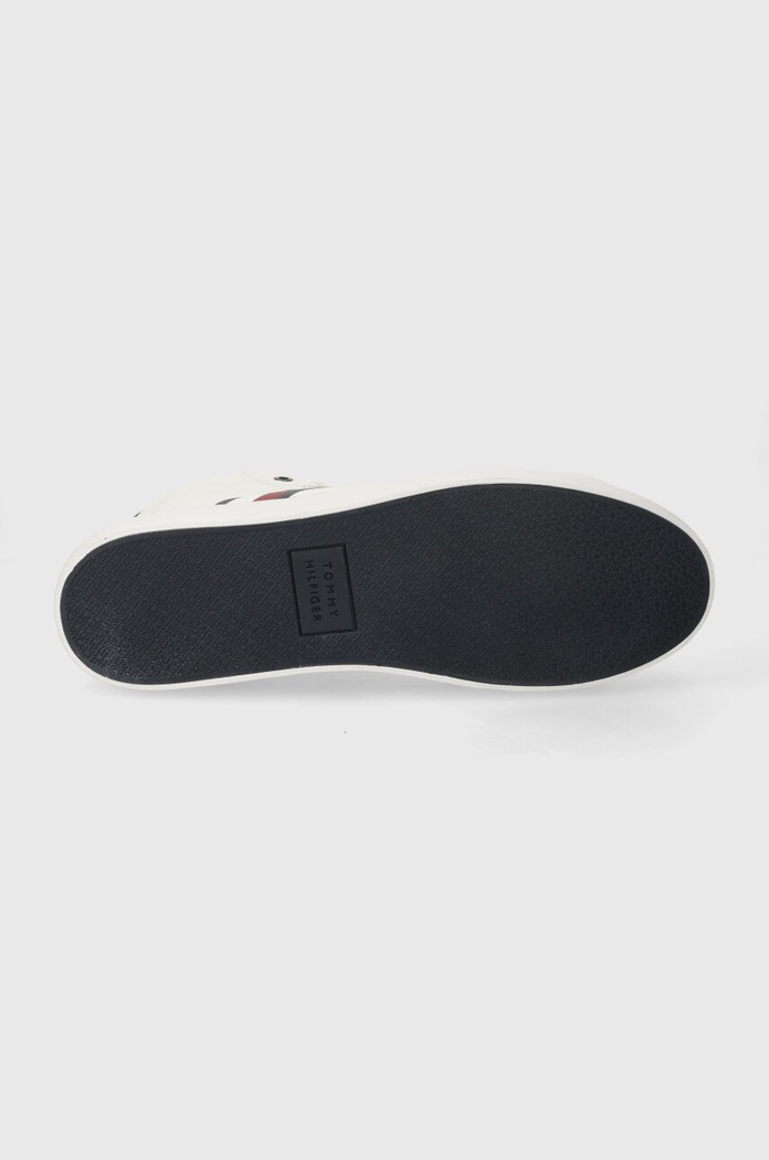 Tommy Hilfiger trampki TH HI VULC STRIPES MESH FM0FM04948 biały