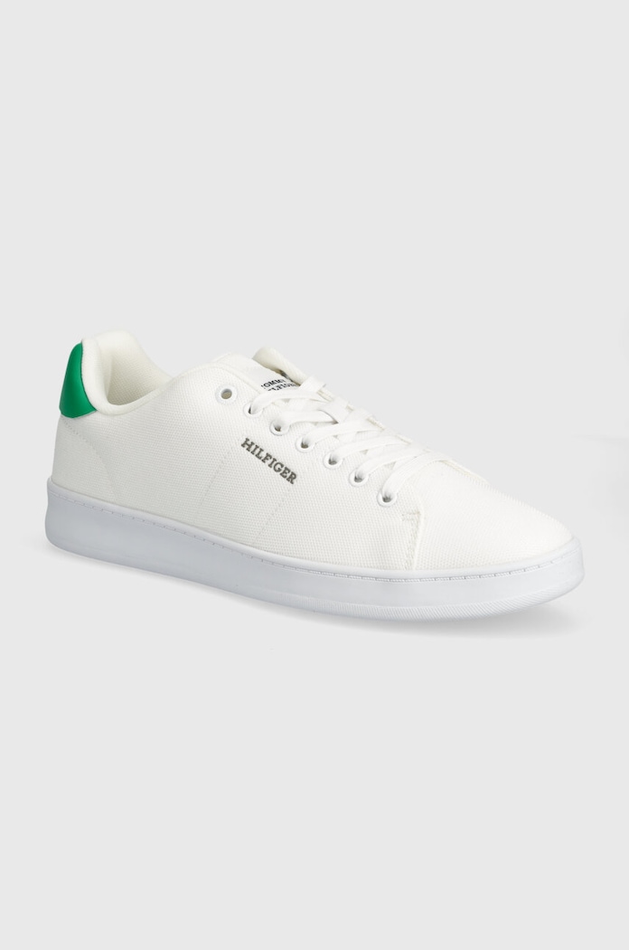 Маратонки Tommy Hilfiger COURT CUPSOLE PIQUE TEXTILE ниска бял FM0FM04967