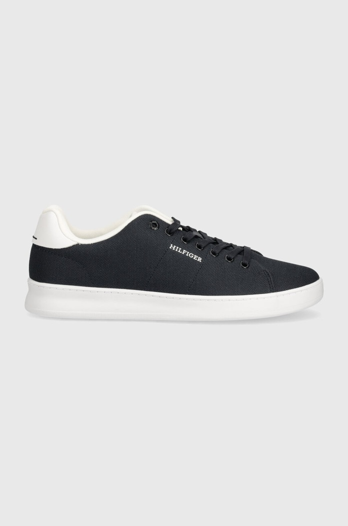Tommy Hilfiger sneakers COURT CUPSOLE PIQUE TEXTILE FM0FM04967 bleumarin SS24