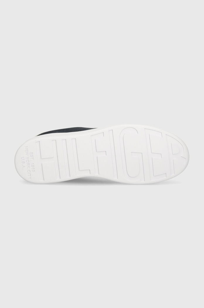 Tommy Hilfiger sneakers COURT CUPSOLE PIQUE TEXTILE FM0FM04967 bleumarin
