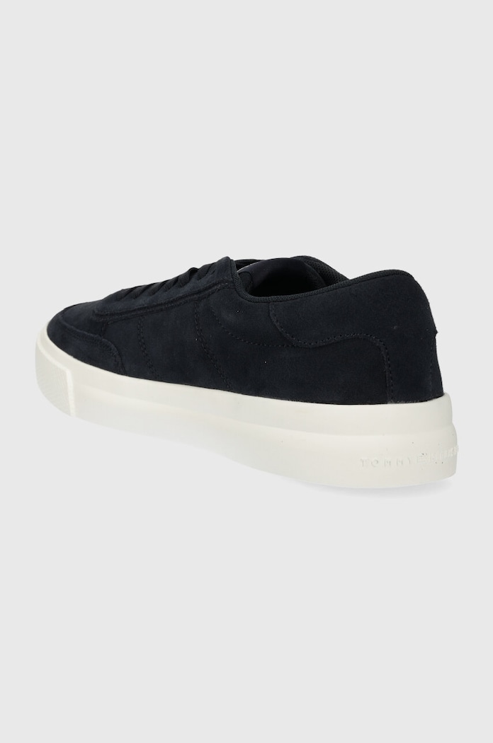 Obuv Semišové tenisky Tommy Hilfiger TH CUPSET SUEDE FM0FM04977 tmavomodrá