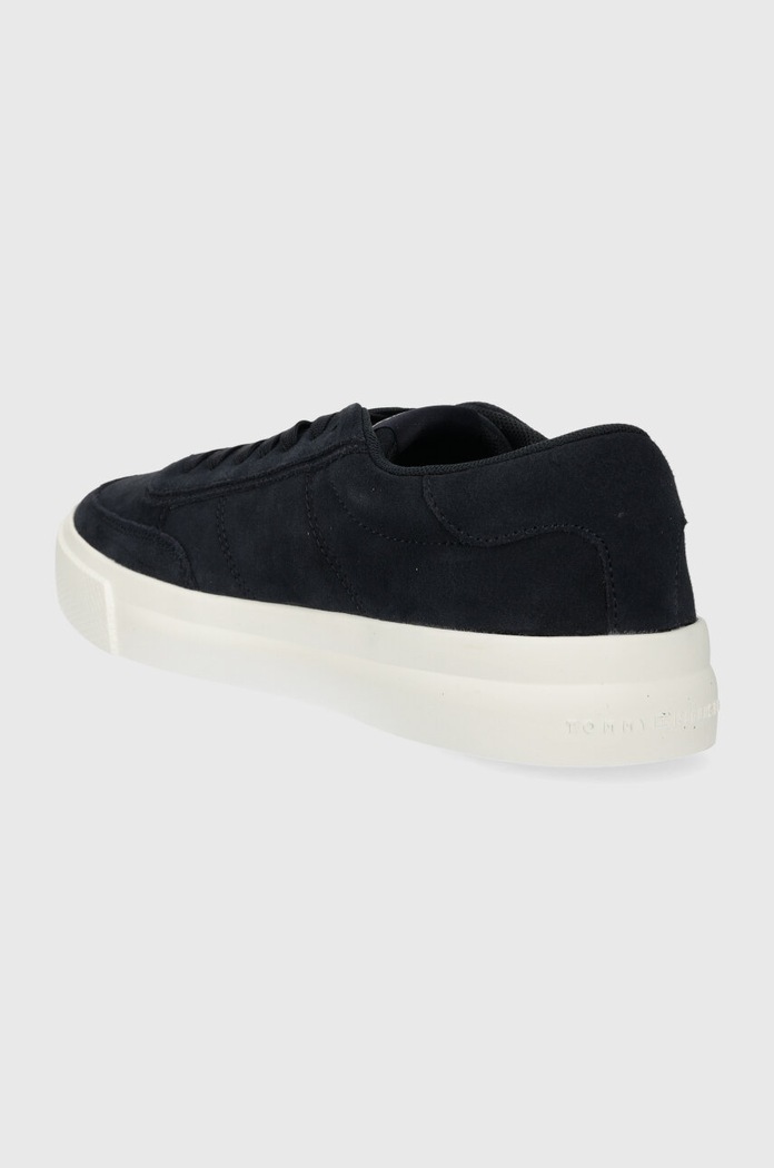 Obuv Semišové tenisky Tommy Hilfiger TH CUPSET SUEDE FM0FM04977 tmavomodrá