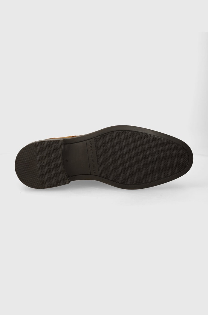Polškornji iz semiša Tommy Hilfiger CORE TEXTURED SDE SHOE Tommy Hilfiger rjava FM0FM04991