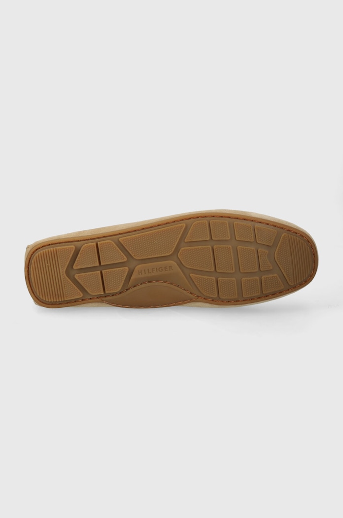 Tommy Hilfiger mokasyny zamszowe CASUAL SUEDE DRIVER FM0FM04998 beżowy