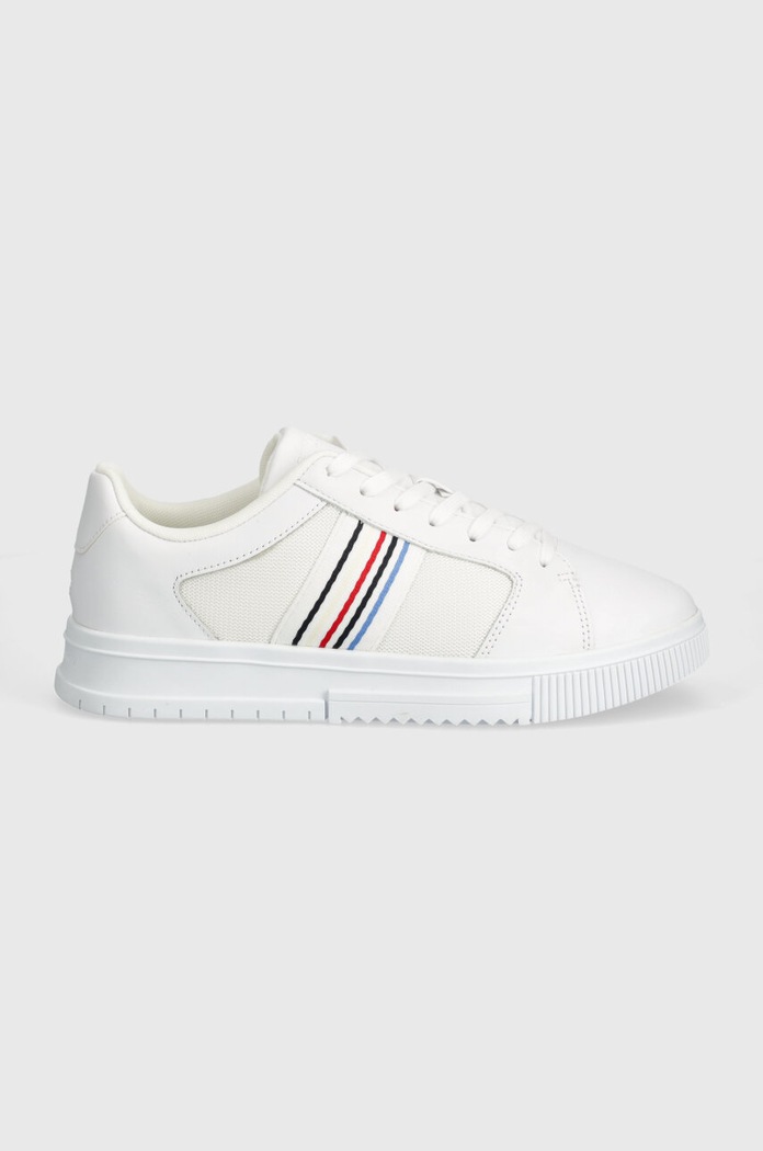 Tenisky Tommy Hilfiger SUPERCUP MIX SUMMER FM0FM05052 biela SS24