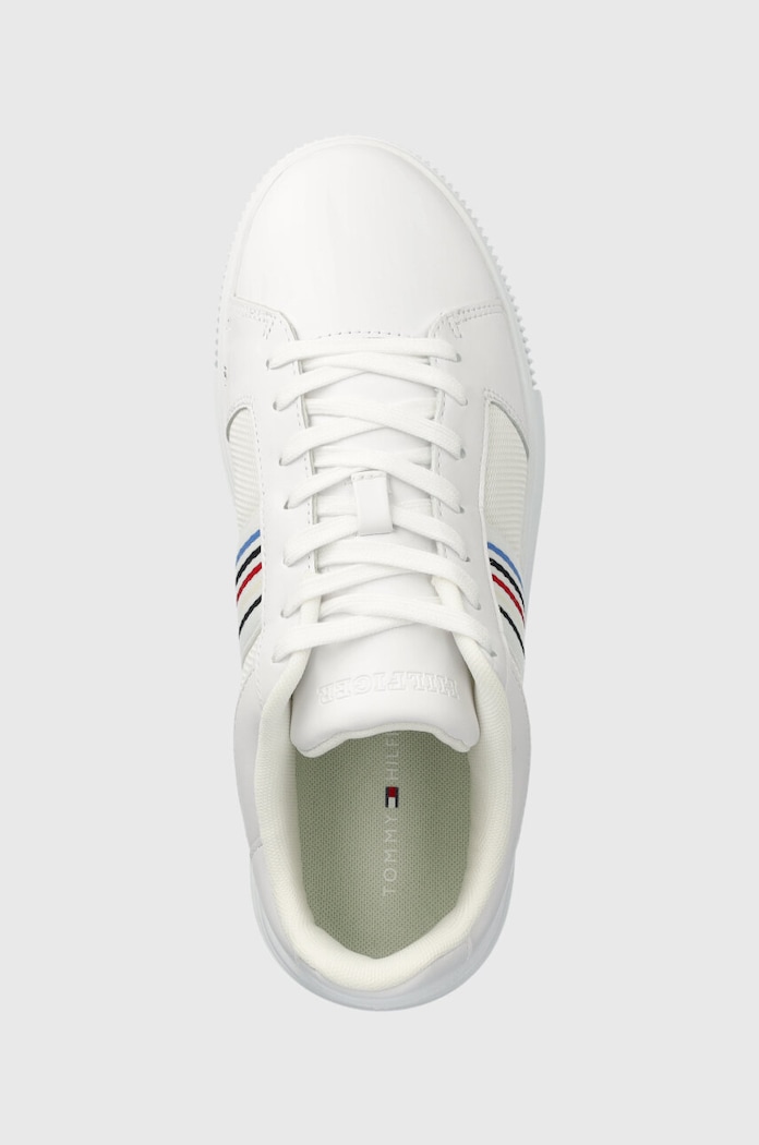 Tenisky Tommy Hilfiger SUPERCUP MIX SUMMER biela FM0FM05052