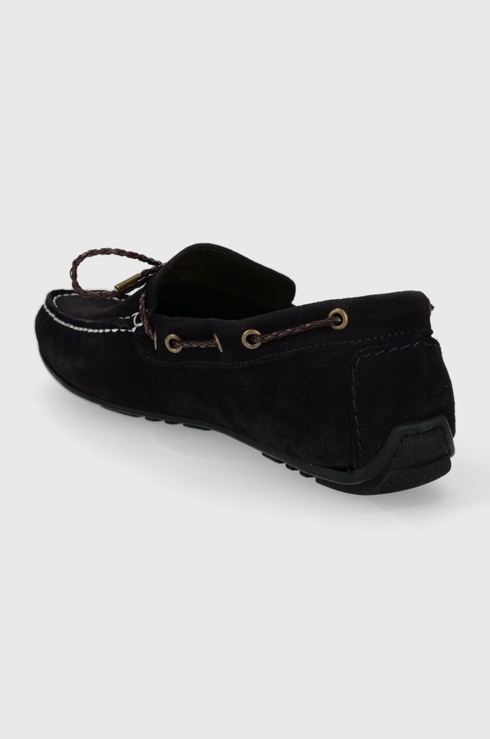 Obuwie Barbour mokasyny zamszowe Jenson MFO0682NY71 granatowy