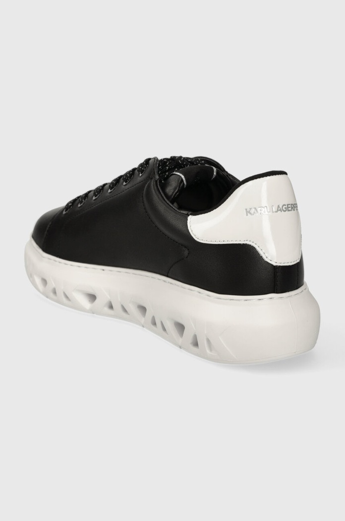 Παπούτσια Δερμάτινα sneakers Karl Lagerfeld KAPRI KITE KL54530.000 μαύρο