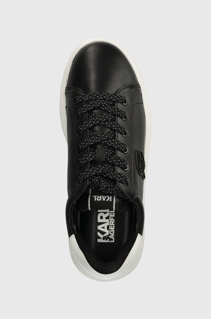 Δερμάτινα sneakers Karl Lagerfeld KAPRI KITE μαύρο KL54530.000