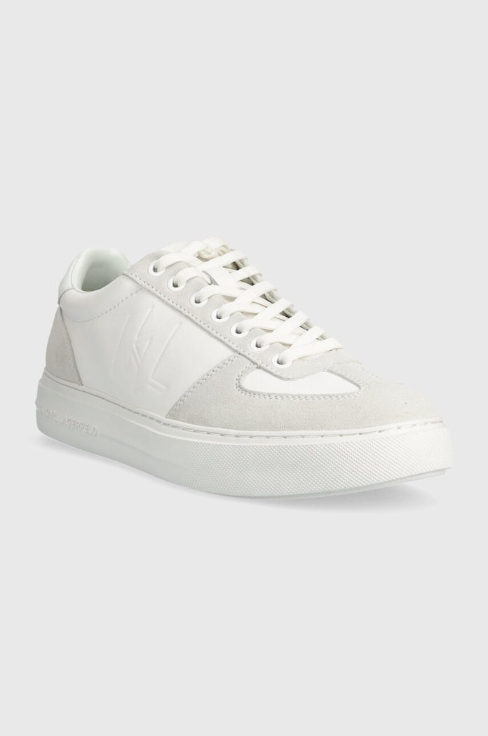 Karl Lagerfeld sneakersy skórzane T/KAP KL51424.011 biały SS24