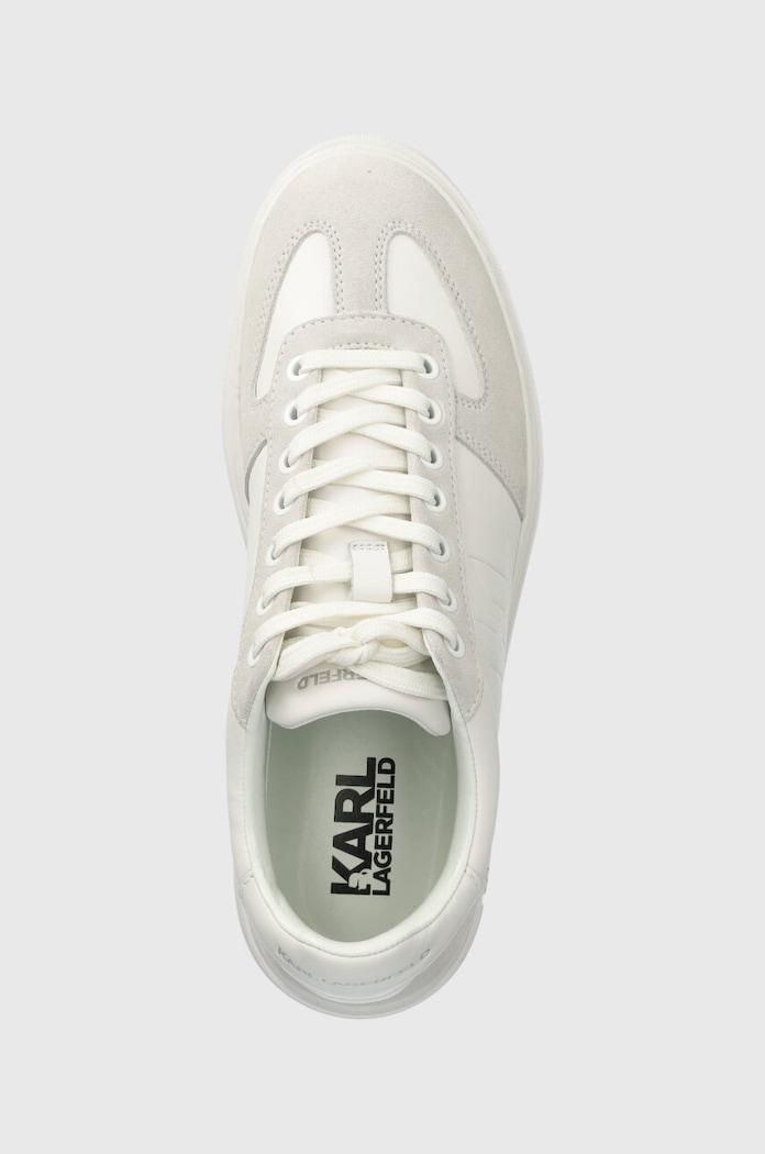 Karl Lagerfeld sneakersy skórzane T/KAP biały KL51424.011