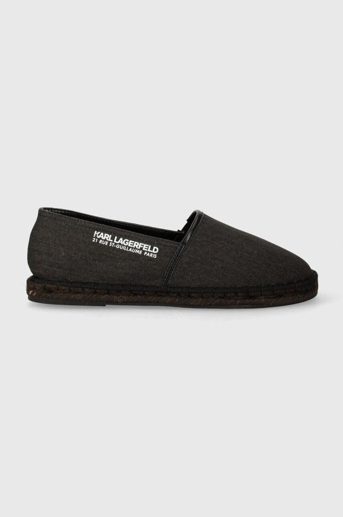 Espadrilky Karl Lagerfeld KAMINO KL70119.900 černá SS24