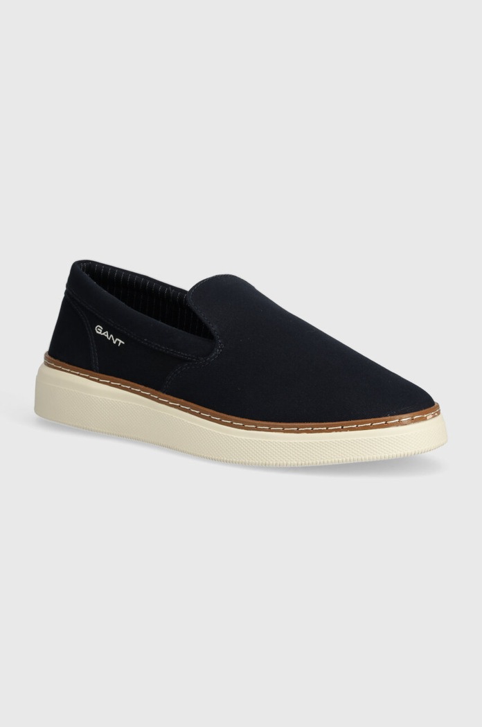 Πάνινα παπούτσια Gant San Prep slip on σκούρο μπλε 28638609.G69