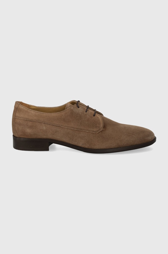 Semišové poltopánky BOSS Colby casual béžová 50516599.260
