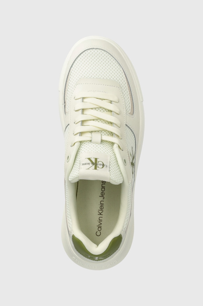 Calvin Klein Jeans sneakersy CHUNKY CUPSOLE MIX IN MET biały YM0YM00896