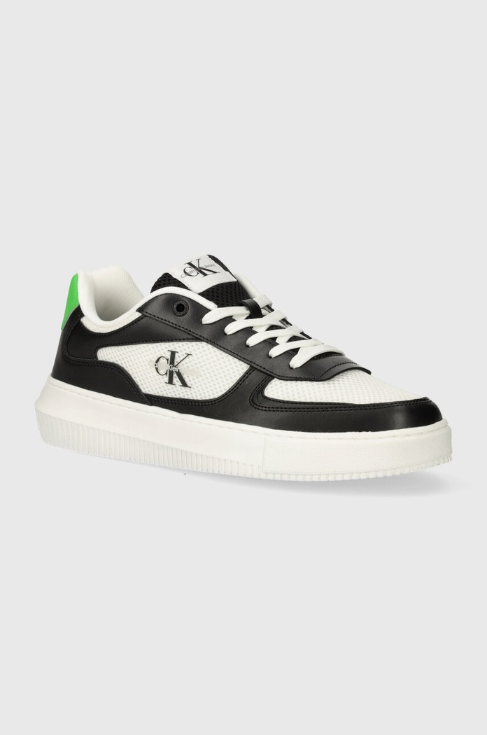 Sneakers Calvin Klein Jeans CHUNKY CUPSOLE MIX IN MET υφασμάτινο μαύρο YM0YM00896