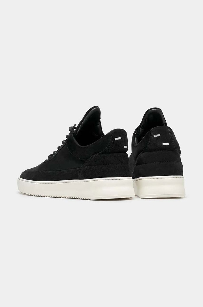 Обувь Замшевые кроссовки Filling Pieces Low Top Suede Organic 10122791861 чёрный