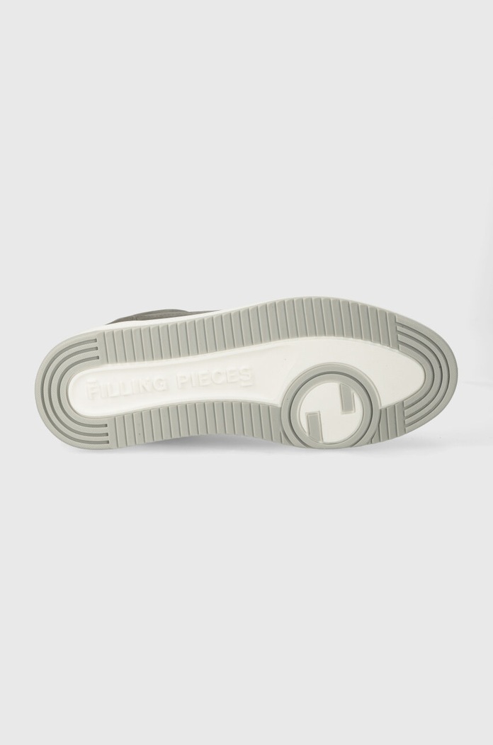 Nubukové tenisky Filling Pieces Low Top Base 10120591002 sivá
