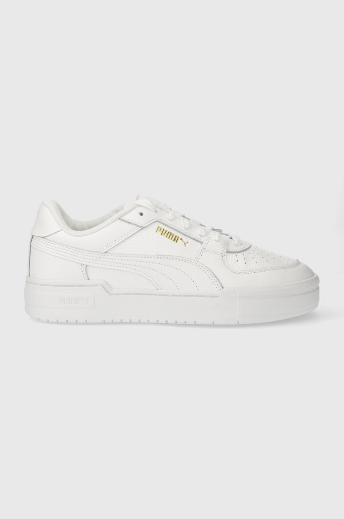 Sneakers Puma απομίμηση λείου δέρματος λευκό 380190