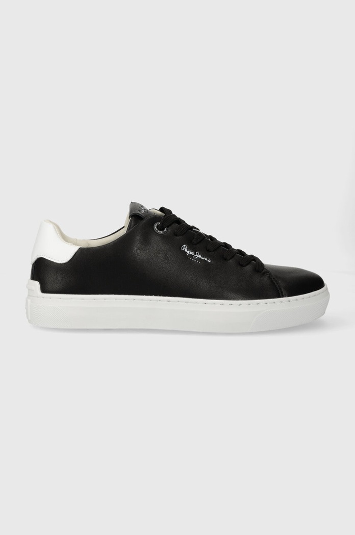 Pepe Jeans sneakersy skórzane PMS00007 skóra powlekana czarny PMS00007